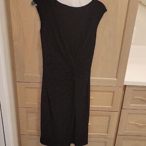 Lauren Ralph Lauren Elegant Black Midi Dress